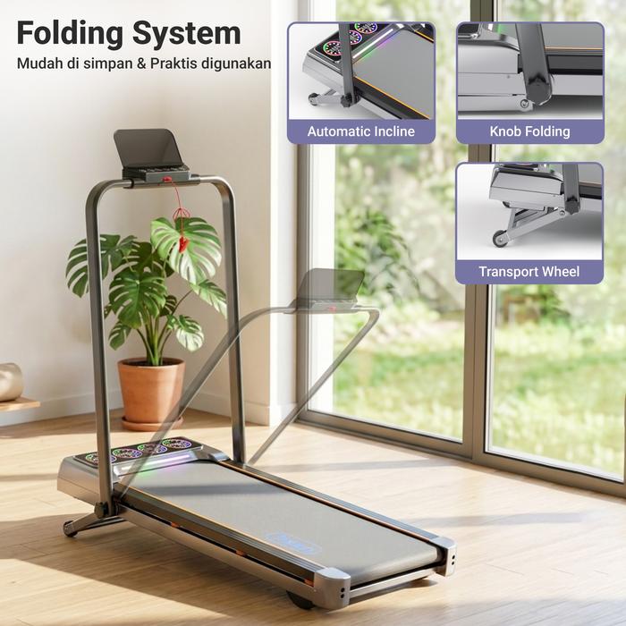 TWEN RPA8 Silver Running Pad Treadmill Listrik Gambar produk 7