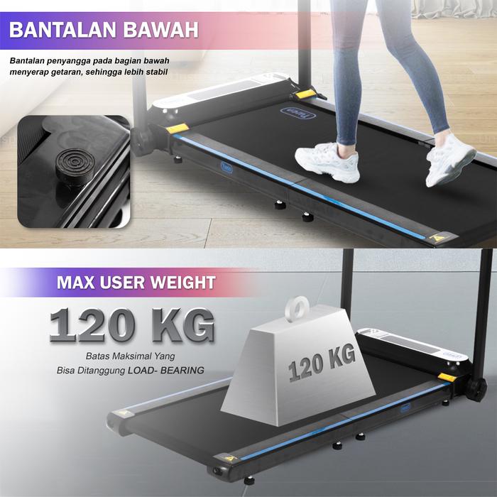 TWEN FT1H Running Pad Treadmill Listrik Gambar produk 3