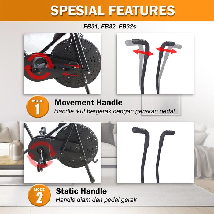 Fan Bike TWEN FB32 Platinum Gambar produk 5