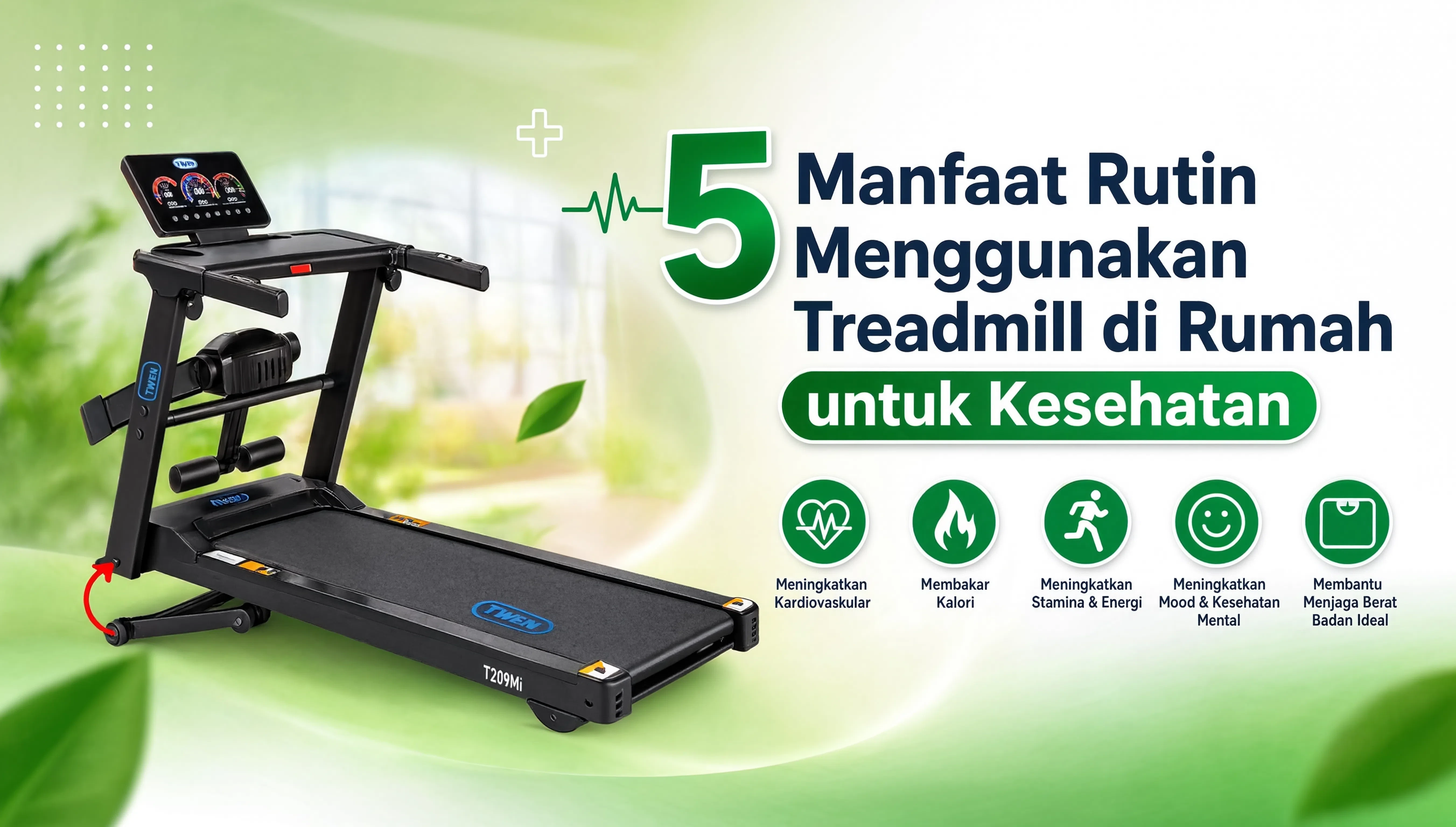 5 Manfaat Rutin Menggunakan Treadmill di Rumah untuk Kesehatan
