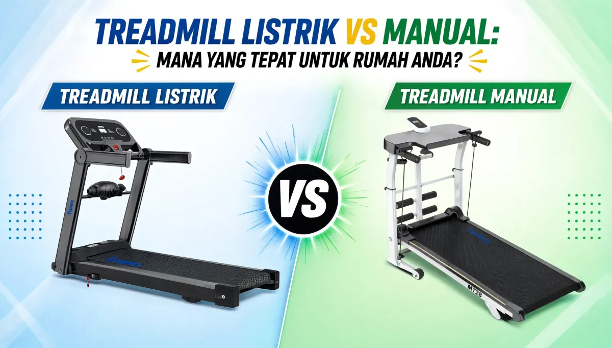 Treadmill Listrik vs Manual: Mana yang Cocok untuk Kamu?
