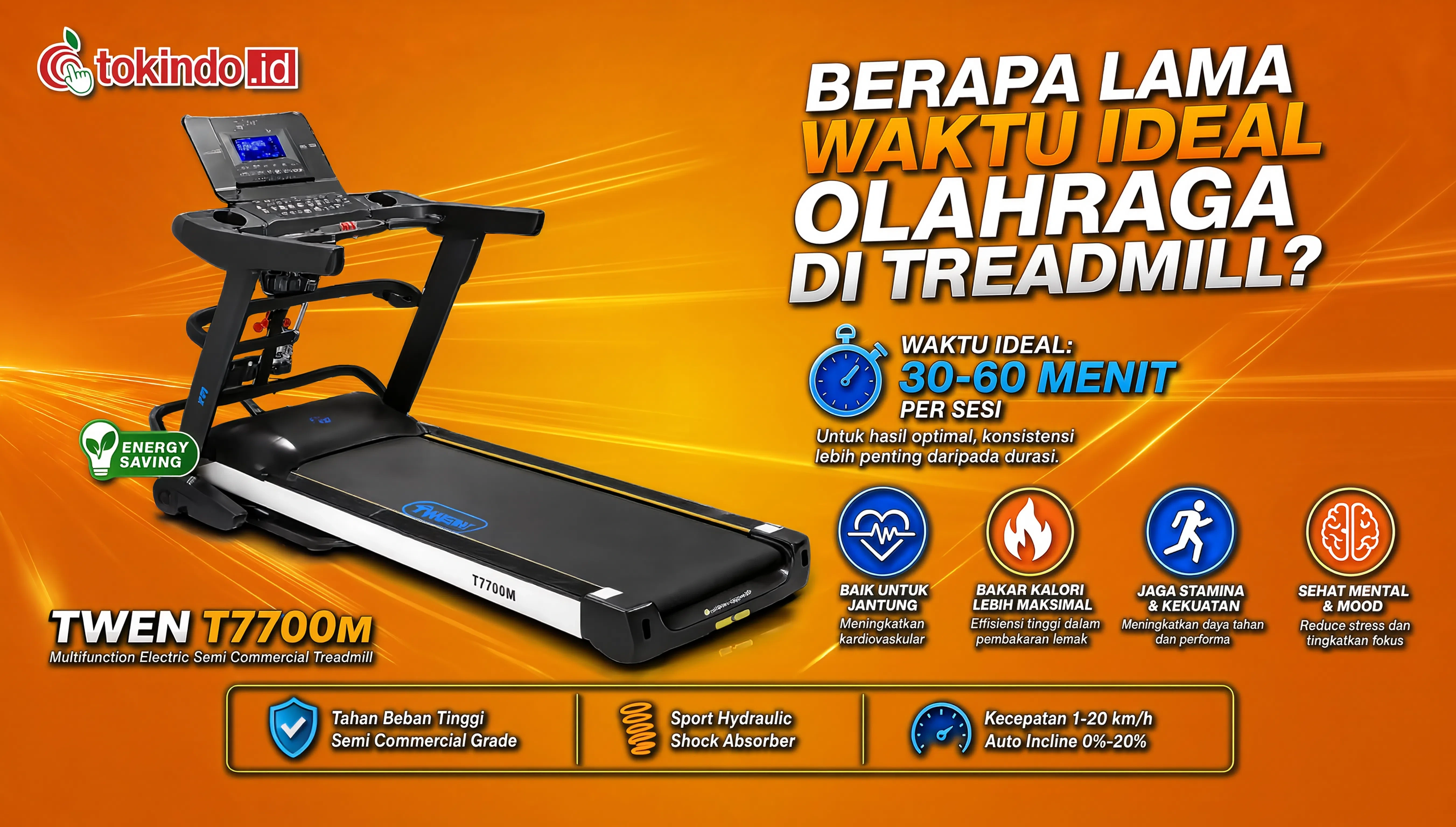 Berapa Lama Waktu Ideal Olahraga di Treadmill?