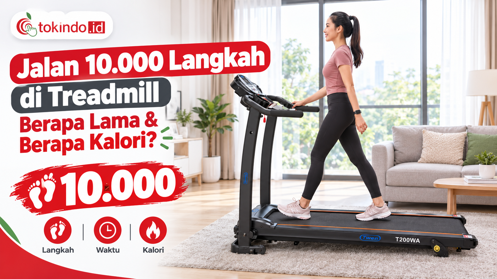 Latihan Kaki dan Lutut Aman Sambil Memakai Treadmill (untuk yang punya lutut sensitif)