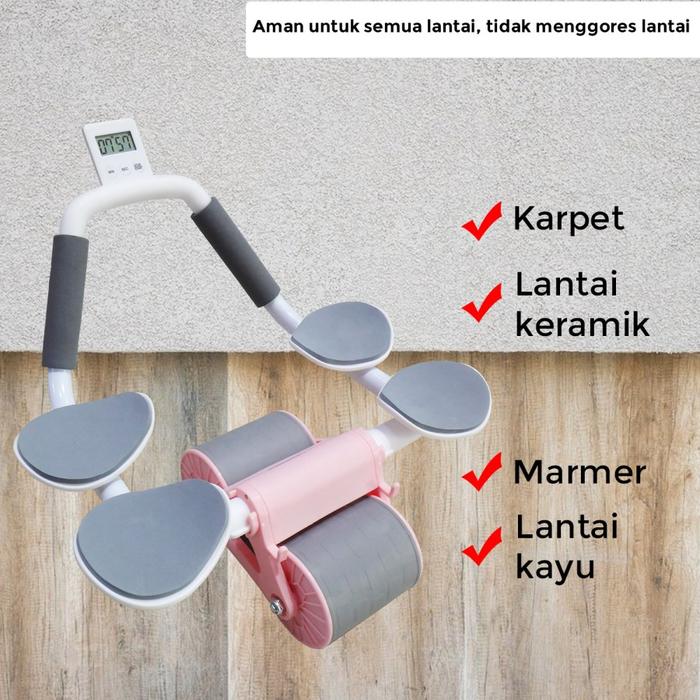 TWEN Ab Wheel 2 Ab Roller Wheels Gambar produk 3