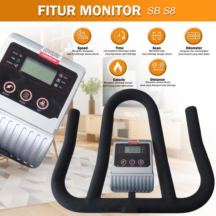 Twen CSB S8 Spin Bike Gambar produk 2