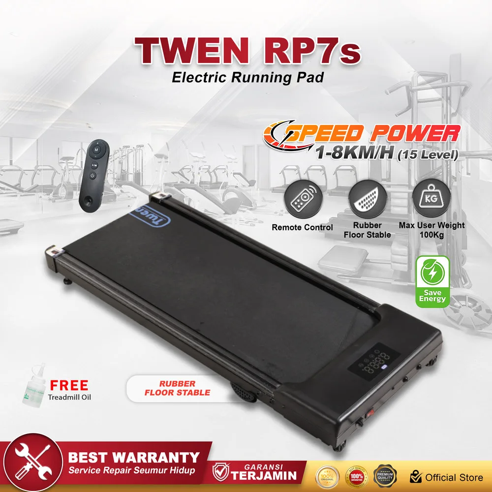 TWEN RP7s Running Pad Treadmill Listrik Portable Multifungsi