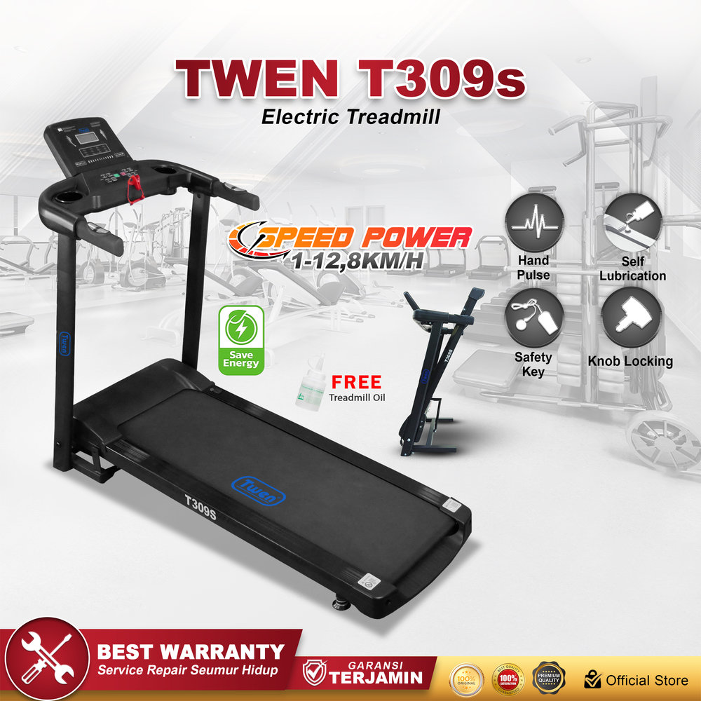 TWEN T309s Treadmill Listrik