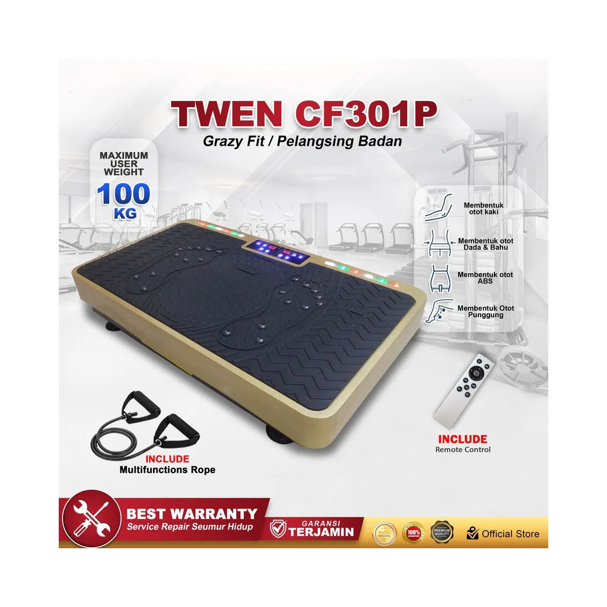Crazy Fit Nature CF301P Olahraga Pembakar Lemak