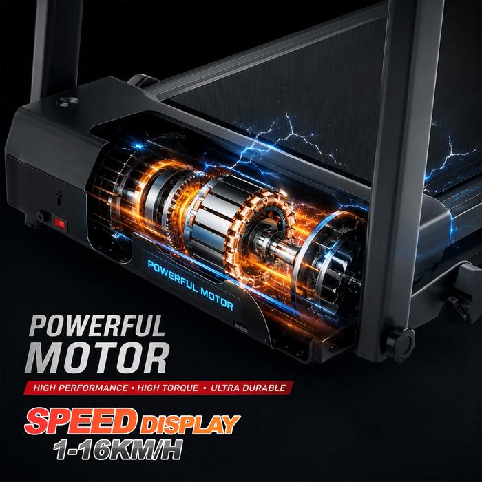 SPART T1 Treadmil Listrik Treadmill Portable Multifungsi Gambar produk 6