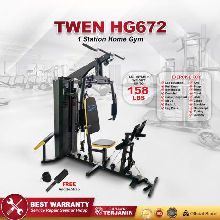 TWEN HG672 New HomeGym 1 Sisi Multifungsi