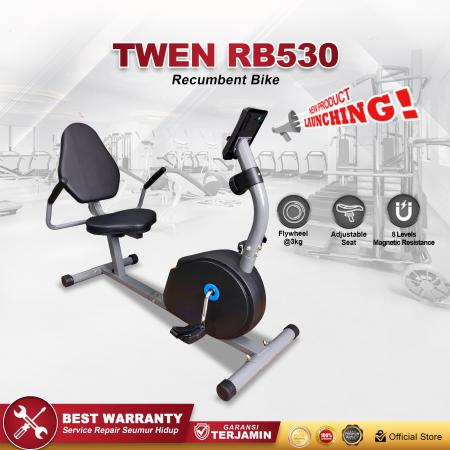 TWEN RB530 Sepeda Statis Magnetic Recumbent Bike