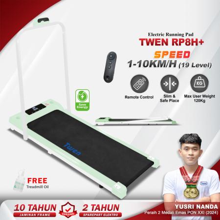 TWEN RP8HPlus Green Running Pad Treadmill Listrik