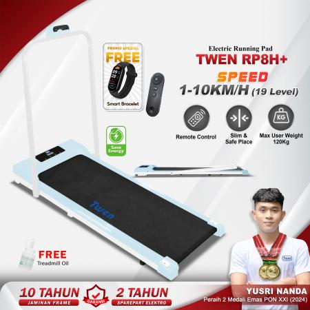 TWEN RP8HPlus SkyBlue Running Pad Treadmill Listrik
