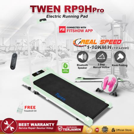 TWEN RP9HPro Green Running Pad Treadmill Listrik