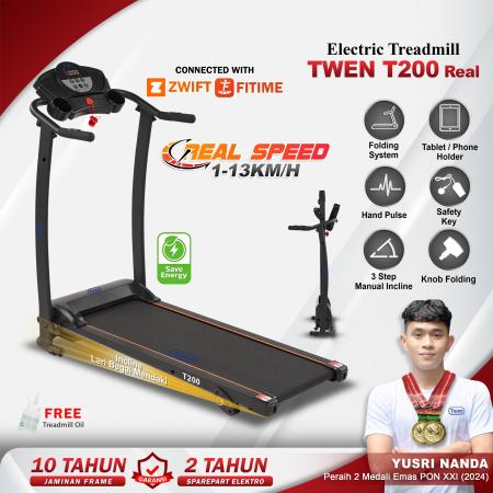 TWEN T200 Real Treadmil Listrik 
