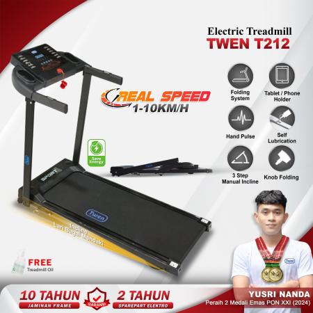 TWEN T212 Treadmil Listrik 