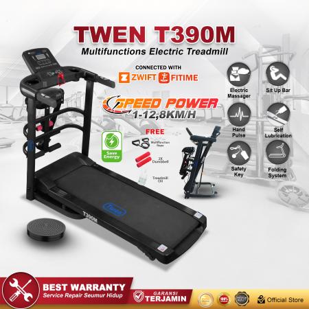 TWEN T390M Treadmil Listrik Multifungsi