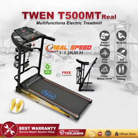 TWEN T500MT Treadmil Listrik Multifungsi