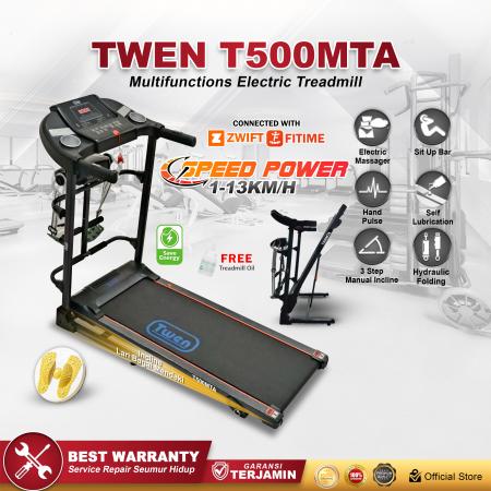 TWEN T500MTA Treadmil Listrik Multifungsi