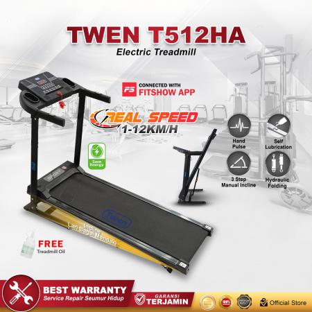TWEN T512HA Treadmil Listrik Multifungsi 