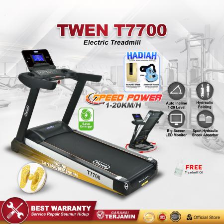 TWEN T7700 Treadmill Listrik Treadmill Multifungsi